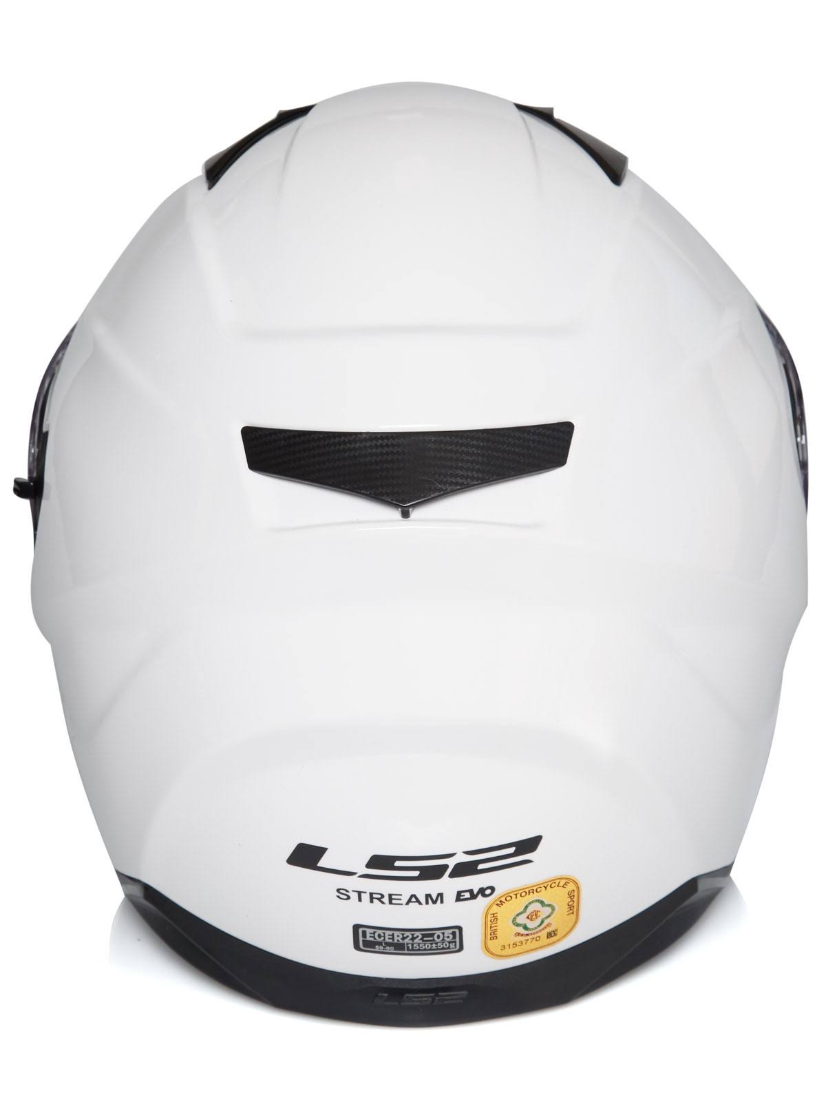 Solid White Motorcycle Helmet M16523