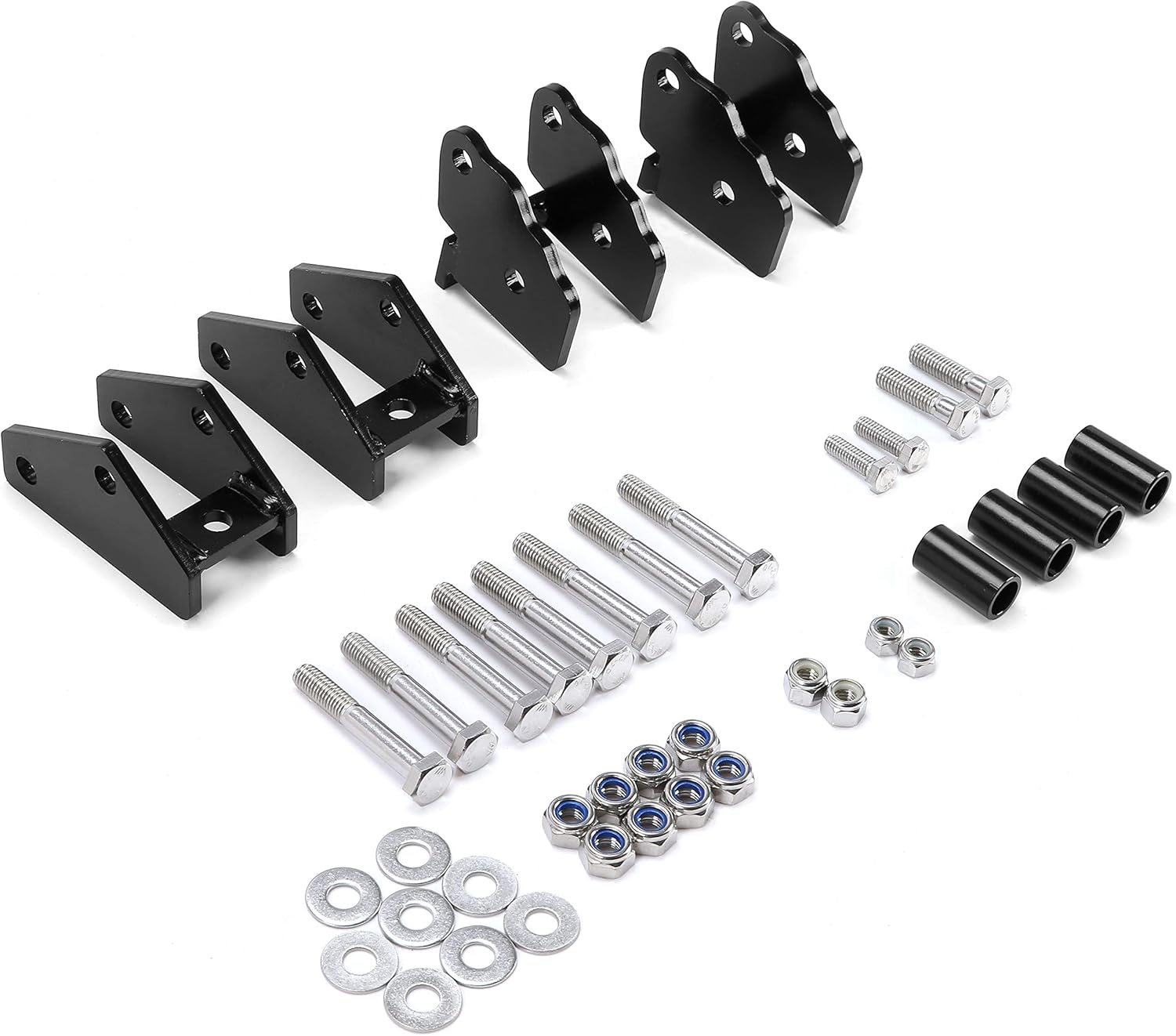 3" Front & Rear Lift Kit Steel Compatible with 2013-2021 Polaris Ranger XP 570 900 Crew XP 1000 Full Size Pack of 2 H715