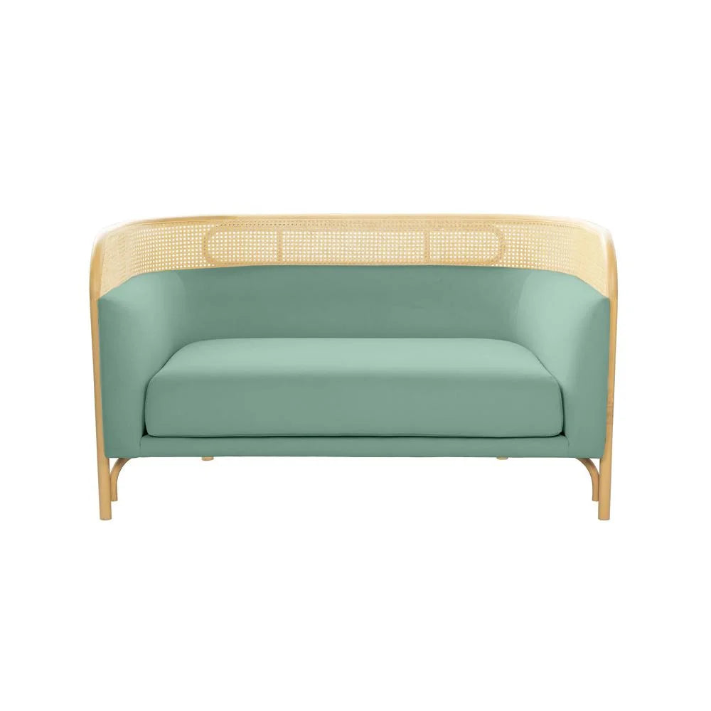 Ocean Blue Velvet Loveseat X464475