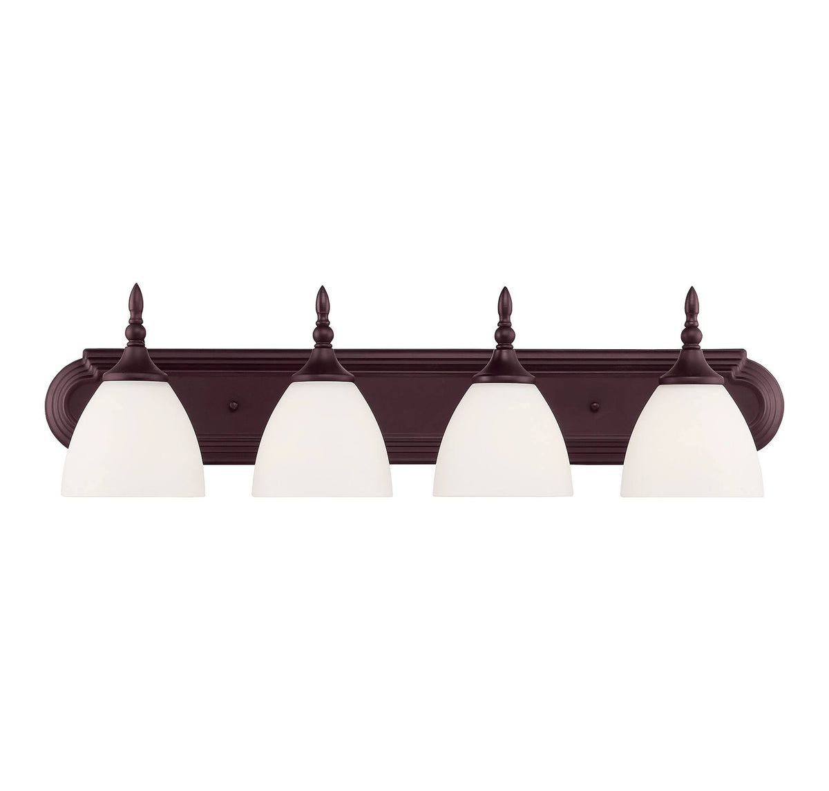 English Bronze 4 Light Bath Bar O952