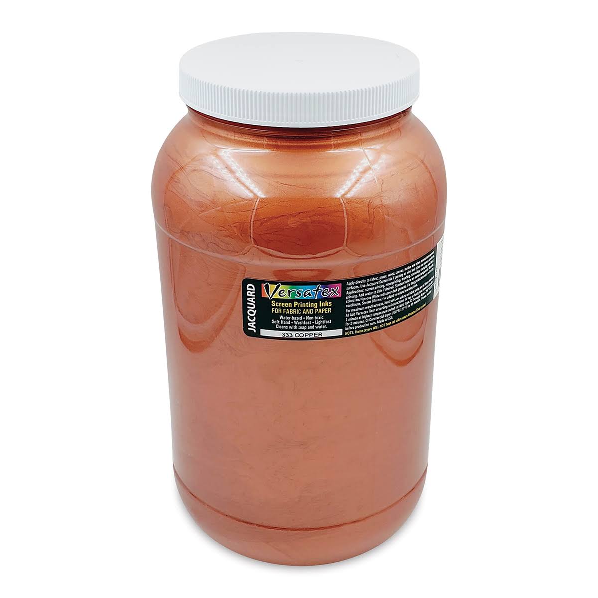 Pearlized Copper Screen Printing Ink, 128 oz Jar X477896