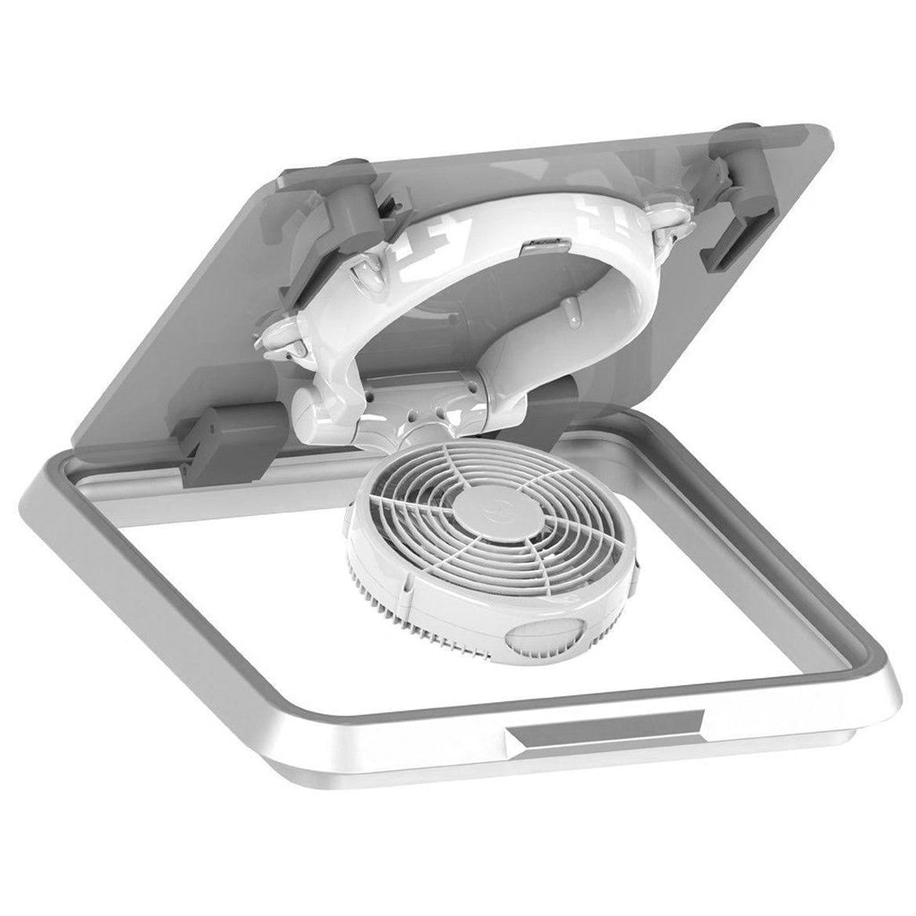 12V Hatch Fan with Suction Mount and Light L199596