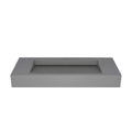 48 No Faucet Hole Grey Wall-Mounted Sink T703707