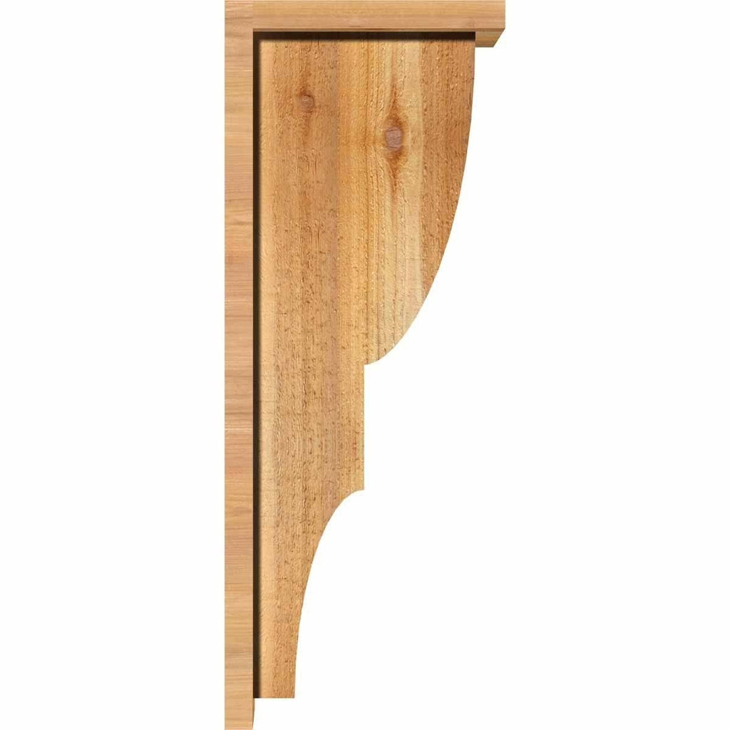 Ridgewood Rough Sawn Corbel with Backplate, Western Red Cedar K528968