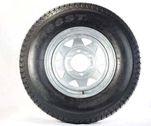 Galvanized Spoke Trailer Tire and Rim 15 6 Lug P702