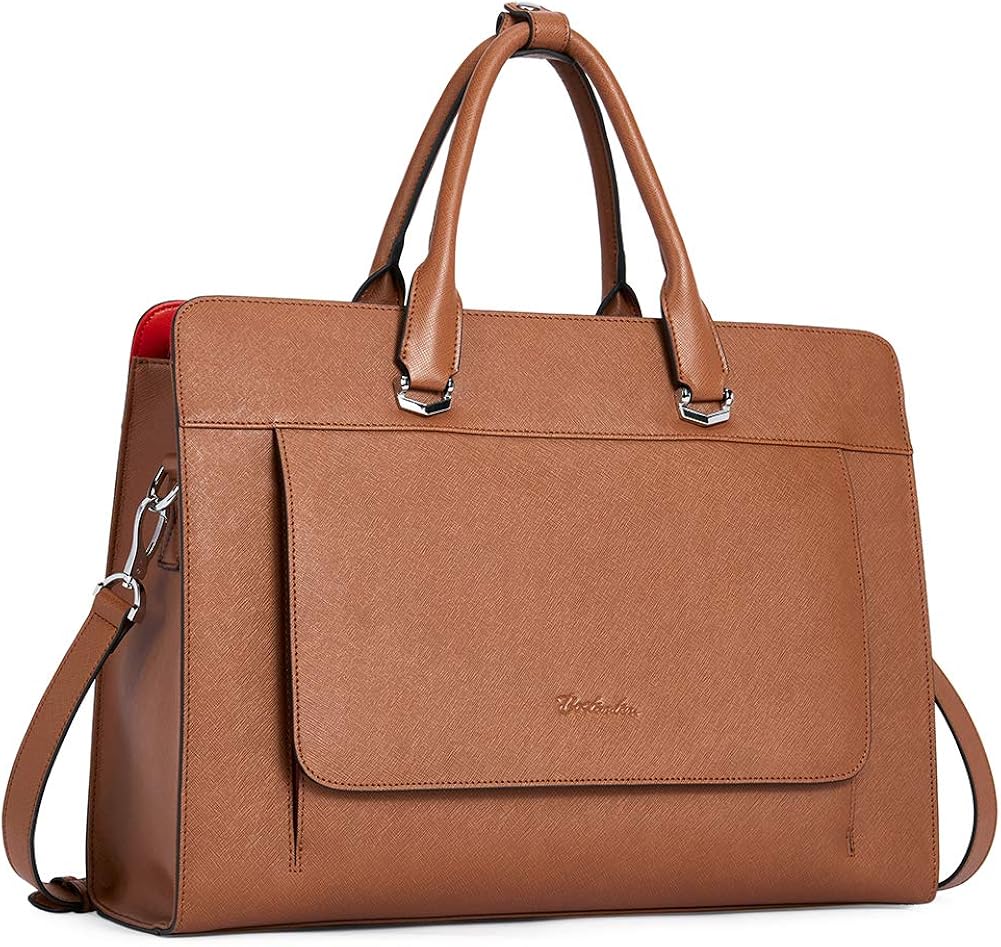15.6 Inch Leather Laptop Messenger Bag U747