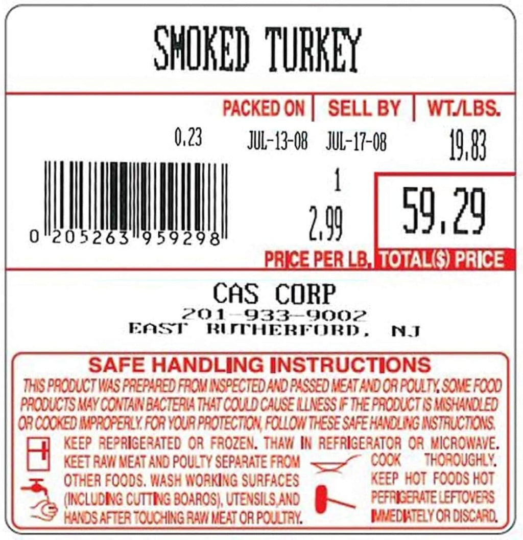 58 x 50 mm Printing Scale Label, 36 Rolls Per Case R90922