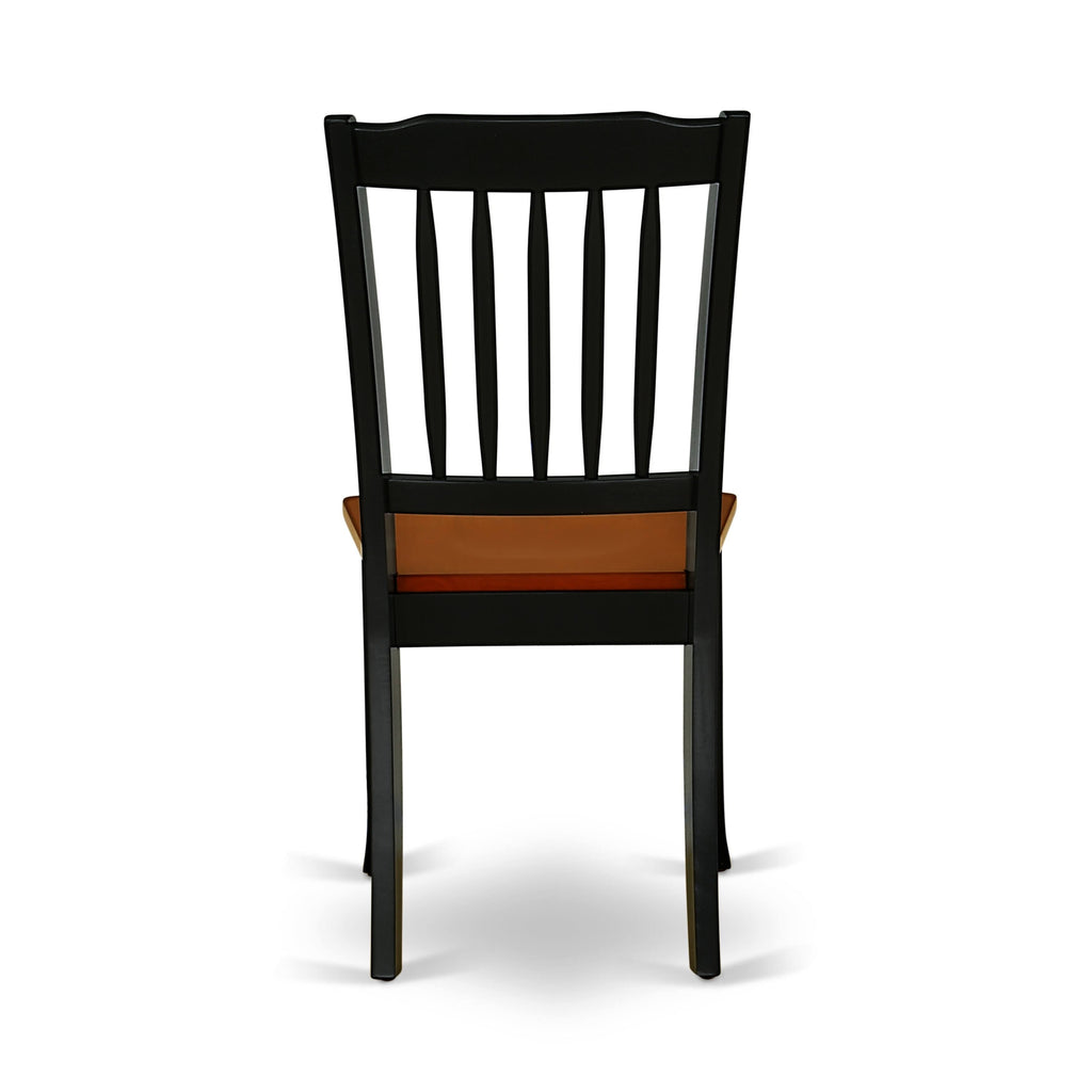 3PC Dining Room Table with Two Drop Leaves and Wood Seat Chairs D889655