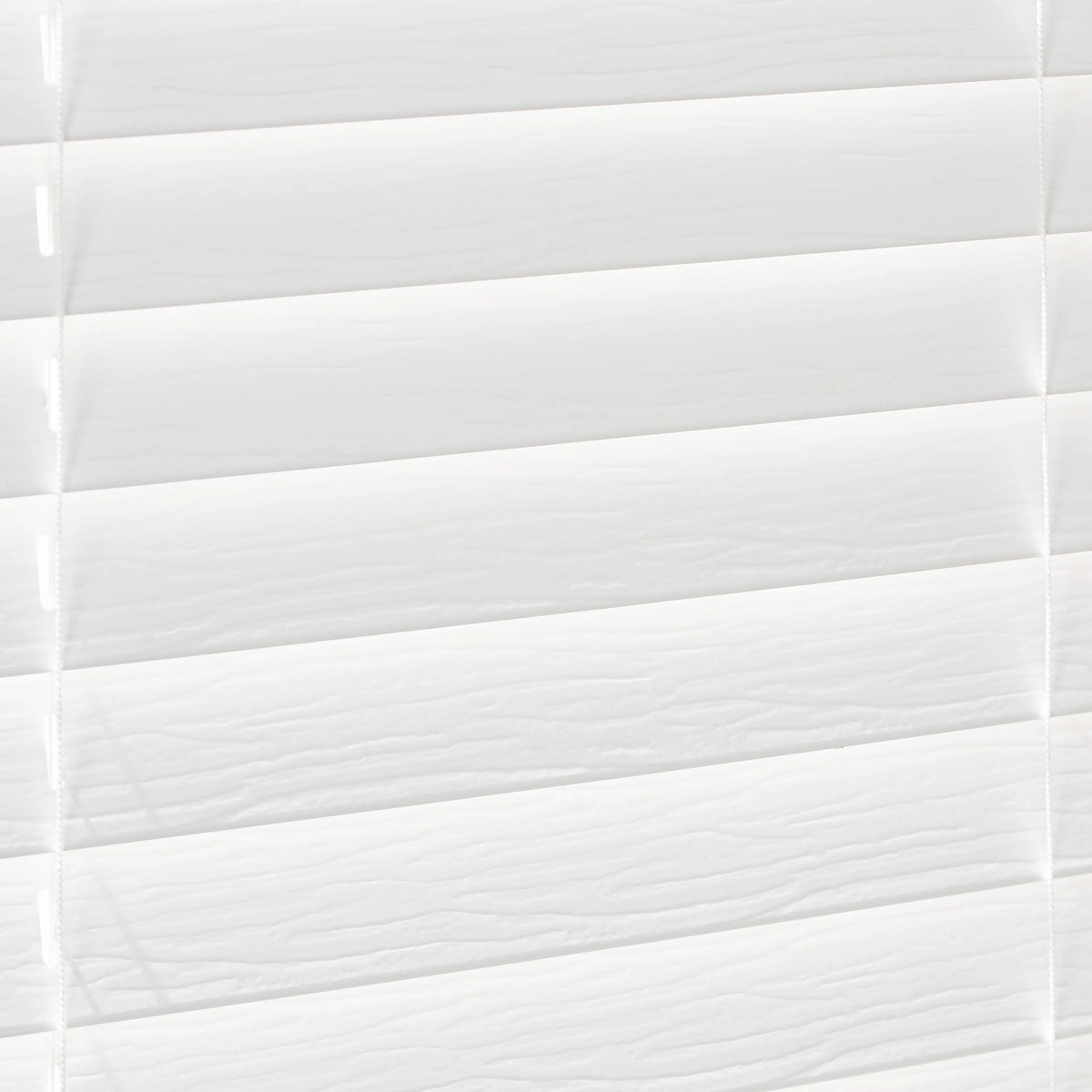 White 2-inch Cordless Faux Wood Horizontal Window Blinds V31497