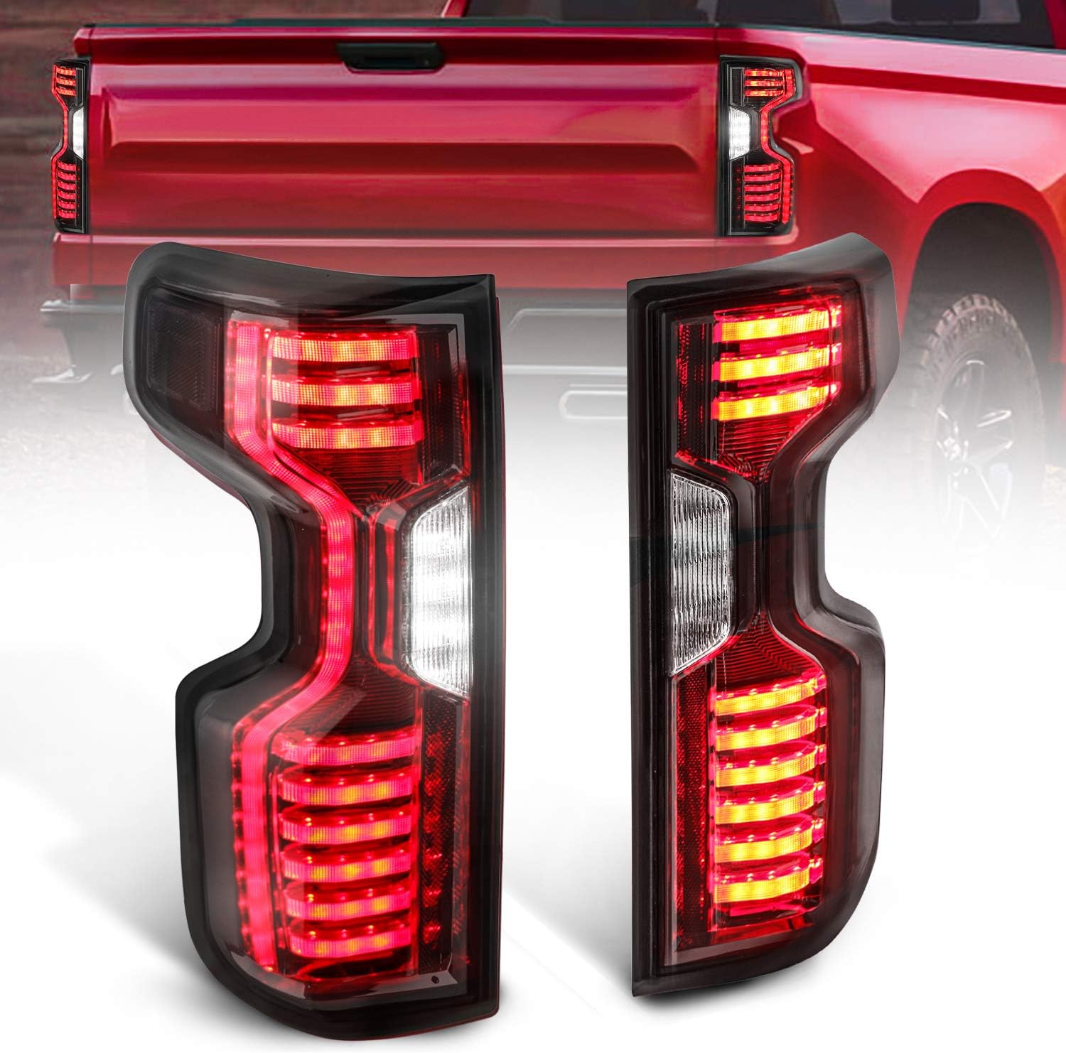 Smoked Tinted LED Tail Lights Set of 2 R33964