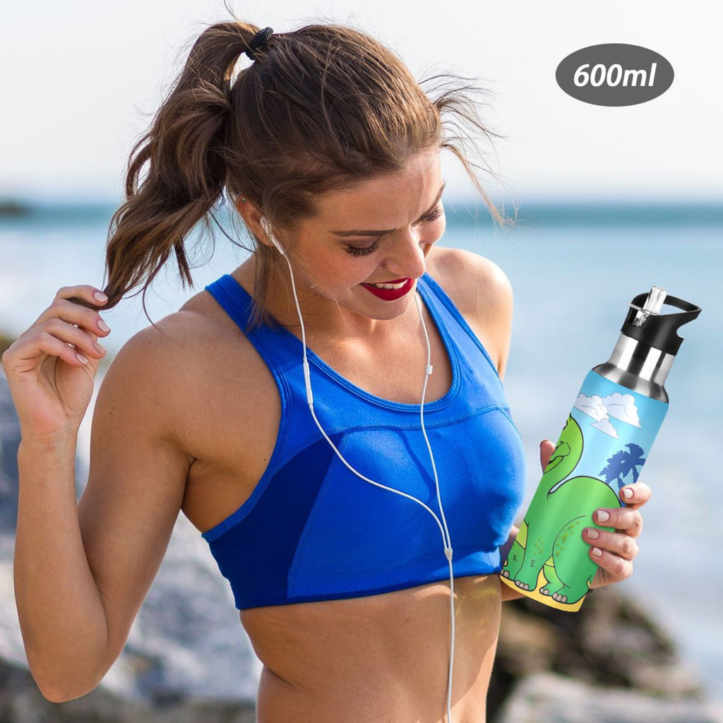Stainless Steel Vacuum Insulated Water Bottle with Straw Lid 20 OZ G6758