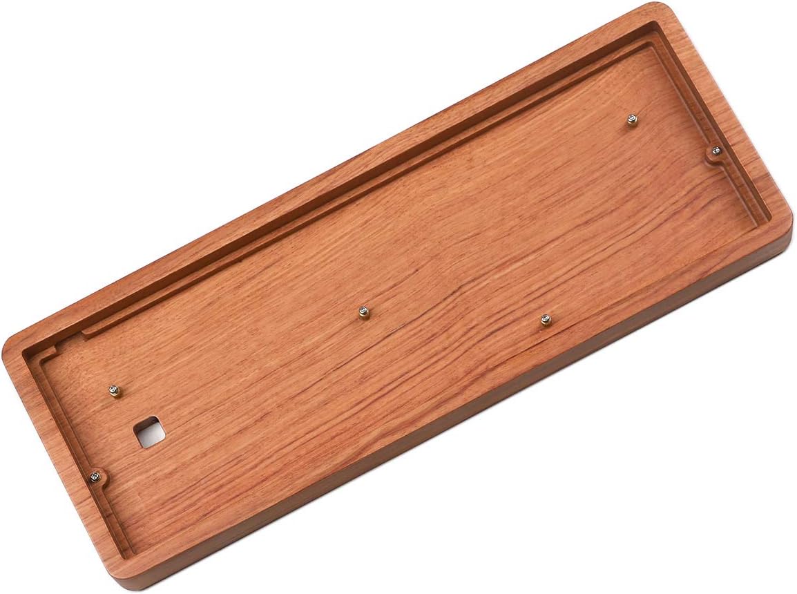 Walnut Wooden Keyboard Kit with Wired PCB T518169