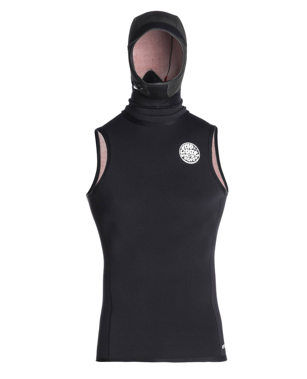 Black XL Hooded Rash Vest H854338
