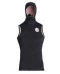 Black XL Hooded Rash Vest H854338