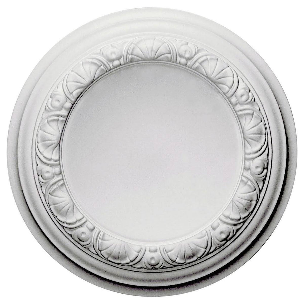 12 1/2x22OD x 1 1/2x22P Pale Gold Ceiling Medallion S95251